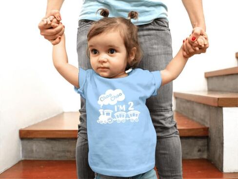 CBTWEAR Choo Choo أنا قميص طفلان - TEY THE THE THE THE THE THE THE THE THE THE THE THE THE THE TEE FORMENT in Kuwait
