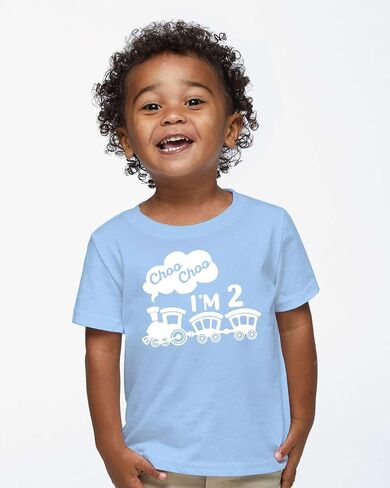 CBTWEAR Choo Choo أنا قميص طفلان - TEY THE THE THE THE THE THE THE THE THE THE THE THE THE THE TEE FORMENT in Kuwait