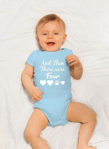 CBTwear And Then There Were Four - Baby Clothes - Funny Newborn Bodysuit Outfits for Boys and Girls in Kuwait