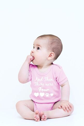 CBTwear And Then There Were Four - Baby Clothes - Funny Newborn Bodysuit Outfits for Boys and Girls in Kuwait