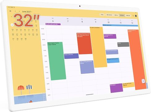 تقويم جديد ، مخطط عائلي 32 بوصة ، تقويم جدار ذكي ، تقويم إلكتروني ، Home Hub ، Android 14 All-in-One ، إطار صور رقمي ، مشغل الموسيقى/الفيديو. (أبيض ، 32 بوصة) in Saudi Arabia