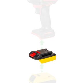 Adapter for Skil 20V Tools - Fits DeWalt 20V Batteries for Power, Not for Skil 18V Ni-CD Tools, No Charging, Single-Direction, New Version with BMS Undervoltage Protection