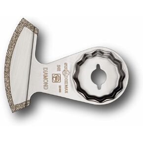 Fein Starlock Max Diamond Segmented Saw Blade for MultiMaster Tools - Precise Marble, Epoxy Resin and Pozzolan Grout Removal, Extra Thin Version, 3/64" Kerf - 63903242210