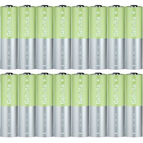AA Lithium Battery 16 Pack, 1.5V Long-lasing Lithium Iron Battery Non-Rechargeable Double A Lithium Batteries AA for Blink Security Camera System, Trail Camera, Game Camera, Flashlight
