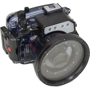 Underwater Camera Housing Compatible with Sony RX100 VII IPX8 40m/130ft Maximum Diving Depth Sea frogs RX100 Ⅶ Waterproof Camera Housing for Diving, Surfing, Rowing RX100-7