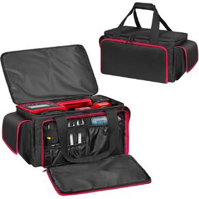 Air Compressor Bag Compatible Milwaukea M18 Inflator 2848-20, Inflator Carrying Case for Milwaukea Pump Storage Charger/Tools Accessories Battery Pack 18v 3.0-9.0 Ah, Bag Only
