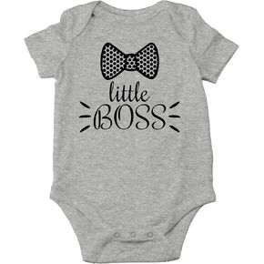 CBTwear Little Boss - Baby Clothes - Funny Newborn Bodysuit Outfits for Boys and Girls