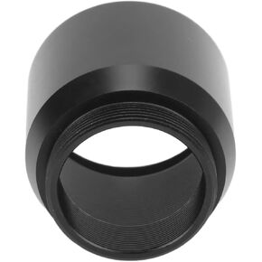 1.25 Inch to CS Mount Adapter, Telescope Eyepiece Changer, Fully Threaded, Wear Resistant, Black Aluminum Alloy Adapter for Filters, Focus Reducers, and Extenders