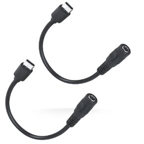 كابل شاحن بطارية مدفّر للبطارية لميلووكي M12 و DeWalt و Makita و Snap-On و Metabo و AEG و Super USB C STEPT UP Adapter Cable المصمم لسترة 12 فولت مسخنة 2 مساءً