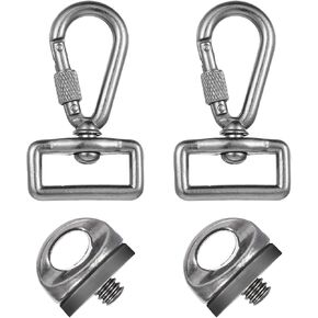 Camera Quick Release Hooks Set, 1/4 Inch Camera Neck Strap Hook Camera Shoulder Strap Screw Holder Camera Clip Ring Wrist Strap Accessories