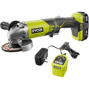 RYOBI 18 ONE+ 18V Cordless 4-1/2 in. Angle Grinder Kit