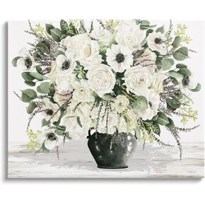 Stupell Industries White Blooming Blossoms Canvas Wall Art by Cindy Jacobs