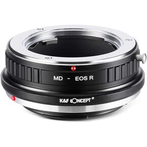 K&F Concept Lens Mount Adapter for Minolta MD MC Mount Lens to Canon EOS R Camera Body
