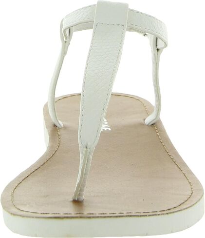 Sun + Stone Womens Kristi Onkle Summer Thong Sandals White 6.5 Medium (B ، M) in Kuwait