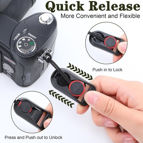 Camera Wrist Strap with Quick Release Buckle, Adjustable Nylon Camera Hand Strap Set for DSLR Mirrorless Camera in Saudi Arabia