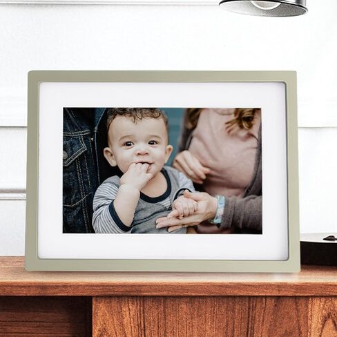 إطار Skylight: إطار صورة رقمي WiFi 10 بوصة مع حمولة من إمكانية الهاتف ، عرض إطار صور رقمي لللمس - هدية للأصدقاء والعائلة - الذهب الداكن in Kuwait