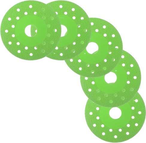 Lothee 5 Pcs Rock Slab Grinding Disc, 4 Inch Glass Cutting Disc for Angle Grinder, 1mm Thin Grinding Cutting Blade, Ceramic Tile, Marble Edge Trimming, Diamond Saw Blade Wheel for Tile Jade in Kuwait