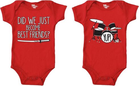 Tcombo Did We Just Become Best Friends? / Yup! Bodysuit 2 Pack in Saudi Arabia