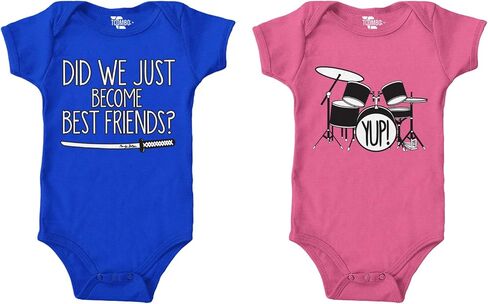 Tcombo Did We Just Become Best Friends? / Yup! Bodysuit 2 Pack in Saudi Arabia