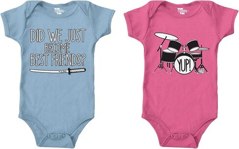 Tcombo Did We Just Become Best Friends? / Yup! Bodysuit 2 Pack in Saudi Arabia