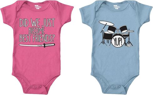 Tcombo Did We Just Become Best Friends? / Yup! Bodysuit 2 Pack in Saudi Arabia