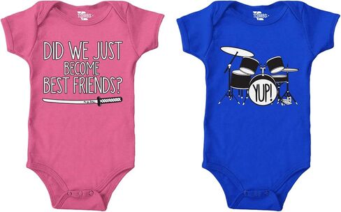 Tcombo Did We Just Become Best Friends? / Yup! Bodysuit 2 Pack in Saudi Arabia
