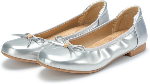 Women's Comfortable Ballet Flats Round Toe Flat Shoes for Women Bow Dressy Flats Shoes with Arch Support Insole in Saudi Arabia