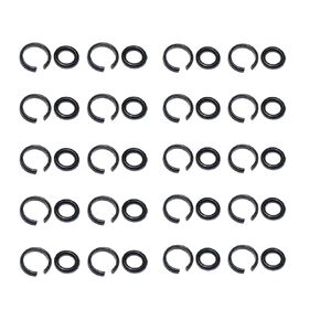 20 Sets 3/8" Impact Retaining Ring Clip Friction Ring hog Ring with O-Ring for Electric/Pneumatic Type Impact Wrench
