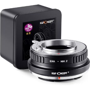 K&F Concept Lens Mount Adapter EXA-NIK Z Manual Focus Compatible with Exakta, Auto Topcon Lens to Nikon Z Mount Camera Body