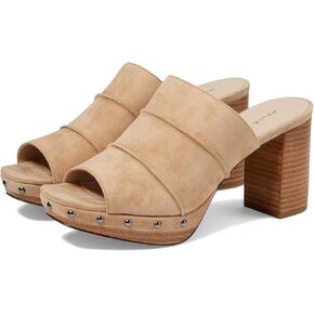 Pelle Moda Amery - Heels for Women - Synthetic Lining - Leather Outsole - Square Toe - Synthetic Footbed Latte 8 M