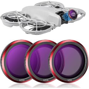 NEO ND Filters for DJI Neo Drone Accessories,Multi-Coated Magnetic ND Filters,3Pack ND8, ND16, ND32