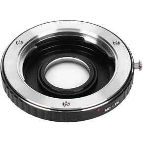 Lens Mount Adapter MD PK Adapter Ring with Correct Lens for Minolta MD Mount Lenses to for Pentax PK Mount Camera Photography Accessories