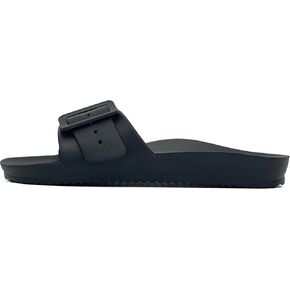 Womens Platform Sandals Lightweight Comfy Foam EVA Slides Adjustable Buckle Beach Sandals
