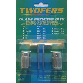Aanraku 3/4" TWOFERS 2 bit set - 100/120 regular grit