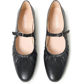 FRTROIN Mary Jane Dress Shoes for Women 2025 Comfortable Casual Work Black Ballet Flats in Saudi Arabia