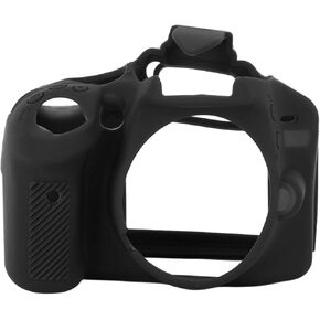 Acouto Shock Proof Silicone Camera Case Cover for Nikon D3200, Anti Slip Design, Personalized Appearance, Liquid Silicone Grip (Black)