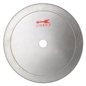 ILOVETOOL 10 inch Thin Diamond Lapidary Saw Blade 25mm Arbor Rock Blade for Cutting Gemstone Rocks