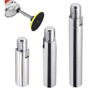 Angle Grinder Extension Shaft Connecting Rod, 5/8"-11 Thread Angle Grinder Extension Shaft Set Connecting Rotary Rod 3PCS, for Car Polisher & Polishing Pads & Backing Plate