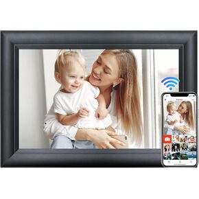 Large Digital Picture Frame | Frameo Smart Digital Photo Frame with 1920 * 1200 IPS Touch Screen, 64GB Memory, Auto-Rotate and Slideshow, Share Pictures or Videos Instantly from Anywhere