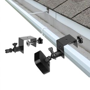 Uogw Gutter Mount Compatible with Blink Outdoor 4 (4th Gen),Blink Outdoor (3rd Gen) XT3/Blink XT/Blink XT2,360°Adjustable,Attaches to Gutter Without Tools or Wall Damage(Camrea NOT Included)