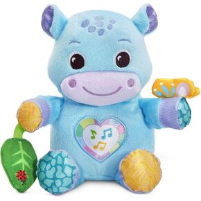 لعبة Vtech Baby Hug-a-Hippo Musical Plush مع الأضواء والقوام ، الأزرق in Kuwait