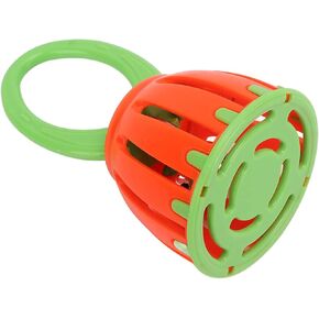 Healthy Oval Handle Baby Cage Bell Shaker Toy, Convenient and Detachable, Portable Safe for Early Training