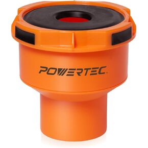 POWERTEC 70420 Dust Port Adapter for 1-3/4" ~ 2-1/2" Port to 4" & 2-1/2" Dust Collection Hose, Quick Connect Hose Reducer Fittings for Table Saw, Planer, Jointer & Various Power Tools (Patent pending)