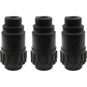 3 PCS Thread Oil Plug Connector External Thread Air Compressor Oil Cap Plug 15.5mm Replacement Oil Breather Vent Cap for Ordinary Air Compressors
