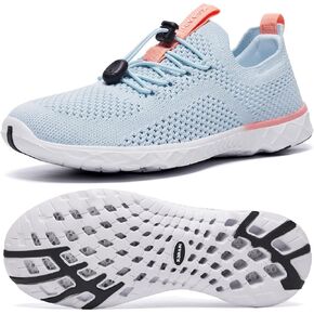 KOLILI Women's Stylish Water Shoes, Tennis Walking Shoes with Arch Support, Best for Water Sports, Travel & Walk
