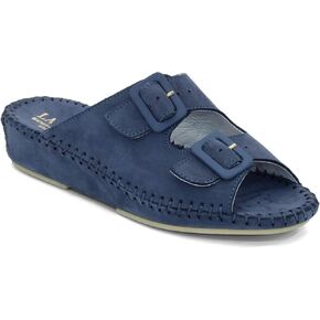 La Plume Women's, Jen Sandal Denim Nubuck 40 M