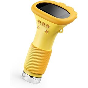 Handheld Digital Microscope for Adult, Magnifying Glass with 2.0 Inch Color Screen, 200W, 1000X Magnification, 8 LED Lights & 6 Brightness Levels, USB Connection to PC (Orange)