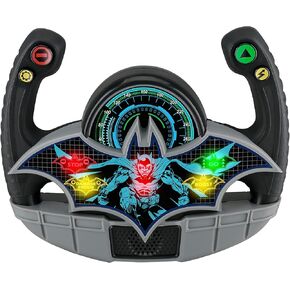eKids Batman Batmobile Toy Steering Wheel for Kids, Toddler Toy with Sound Effects for Fans of Batman Toys for Boys