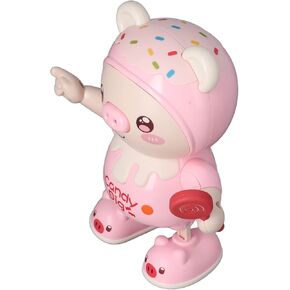 Musical Dancing Pig Toy Cute Entertainment Cool Light Clear Sound Electronic Dancing Pig Toy Play for Home Use ()