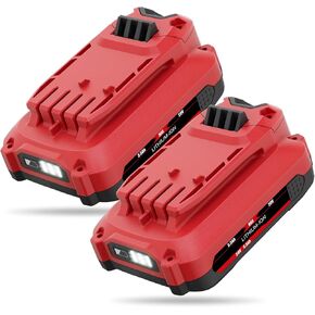 2Pack 20 Volt 3.5Ah Battery Replacement for Craftsman 20V Lithium Battery Compatible with Craftsman V20 Battery CMCB205 CMCB202 CMCB202-2 CMCB203 CMCB204 CMCB204-2 CMCB201 CMCB206 CMCS500B CMCD700C